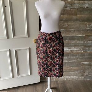 Ladies LulaRoe Pencil Skirt Lg